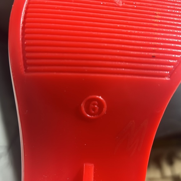 Jeffrey Campbell Red Hurricane Chelsea Boots - Picture 7 of 8